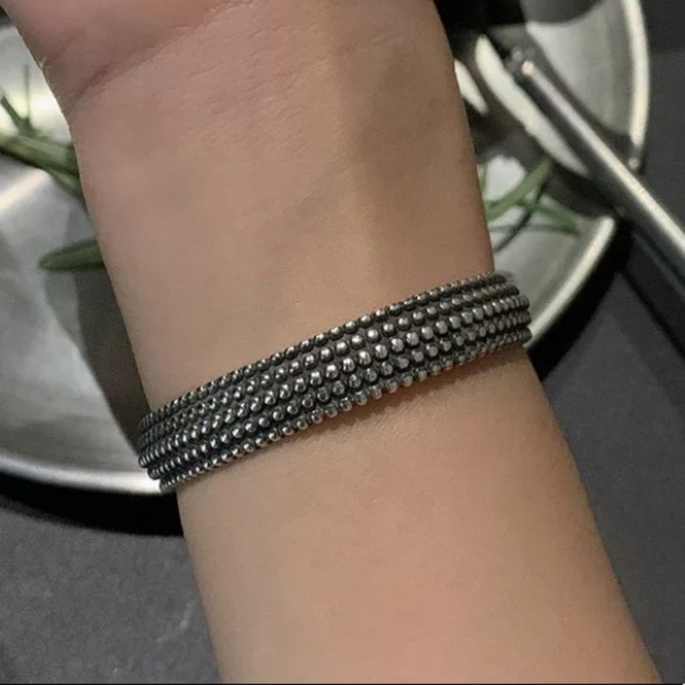 Punk Vintage Geometric Bangle Cuff Bangle - Picture 6 of 13